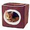 Pet Adobe Pet Adobe Cozy Cave Enclosed Cube Pet Bed - Dark Coffee 625655KYE - alternate 3